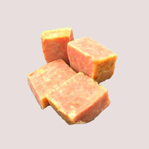 Raw Salmon Cubes 1kg