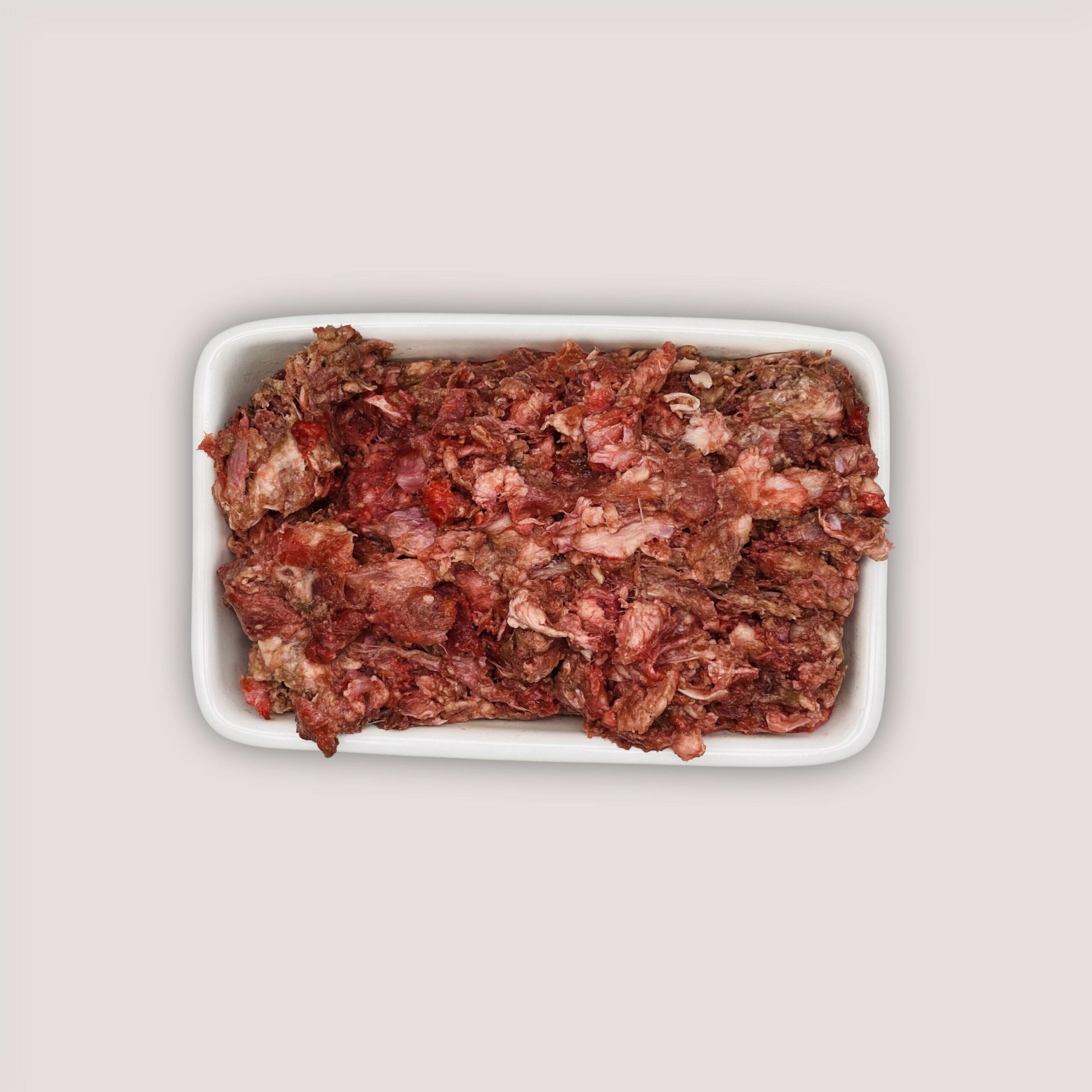 Raw Minced Beef With Bone & Offal 2.5kg Bulk - Image 1