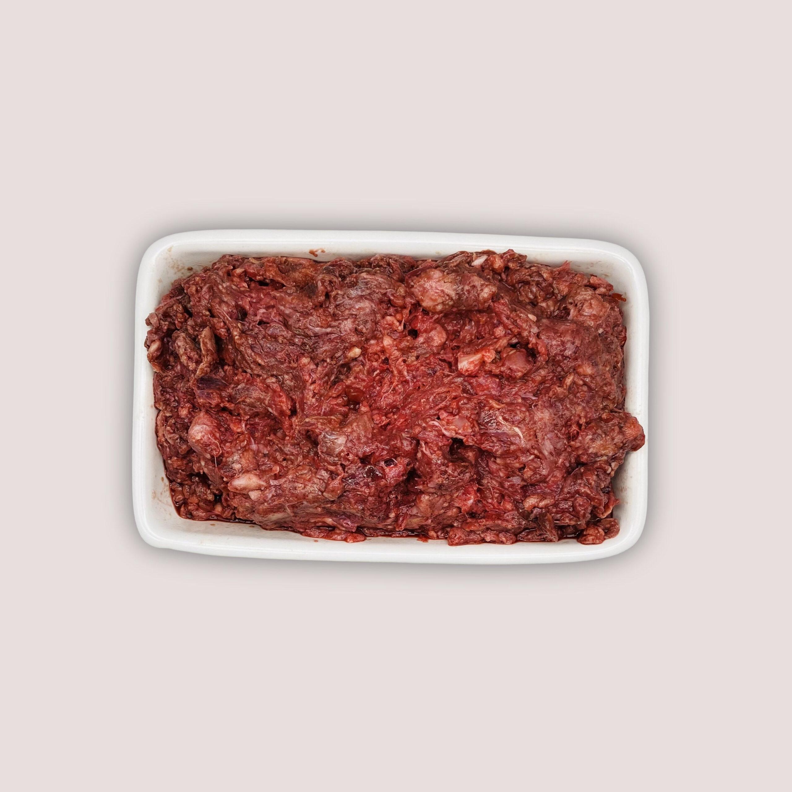 Raw Minced Lamb No Bone & No Offal Raw Minced Boar No Bone & Offal 500g