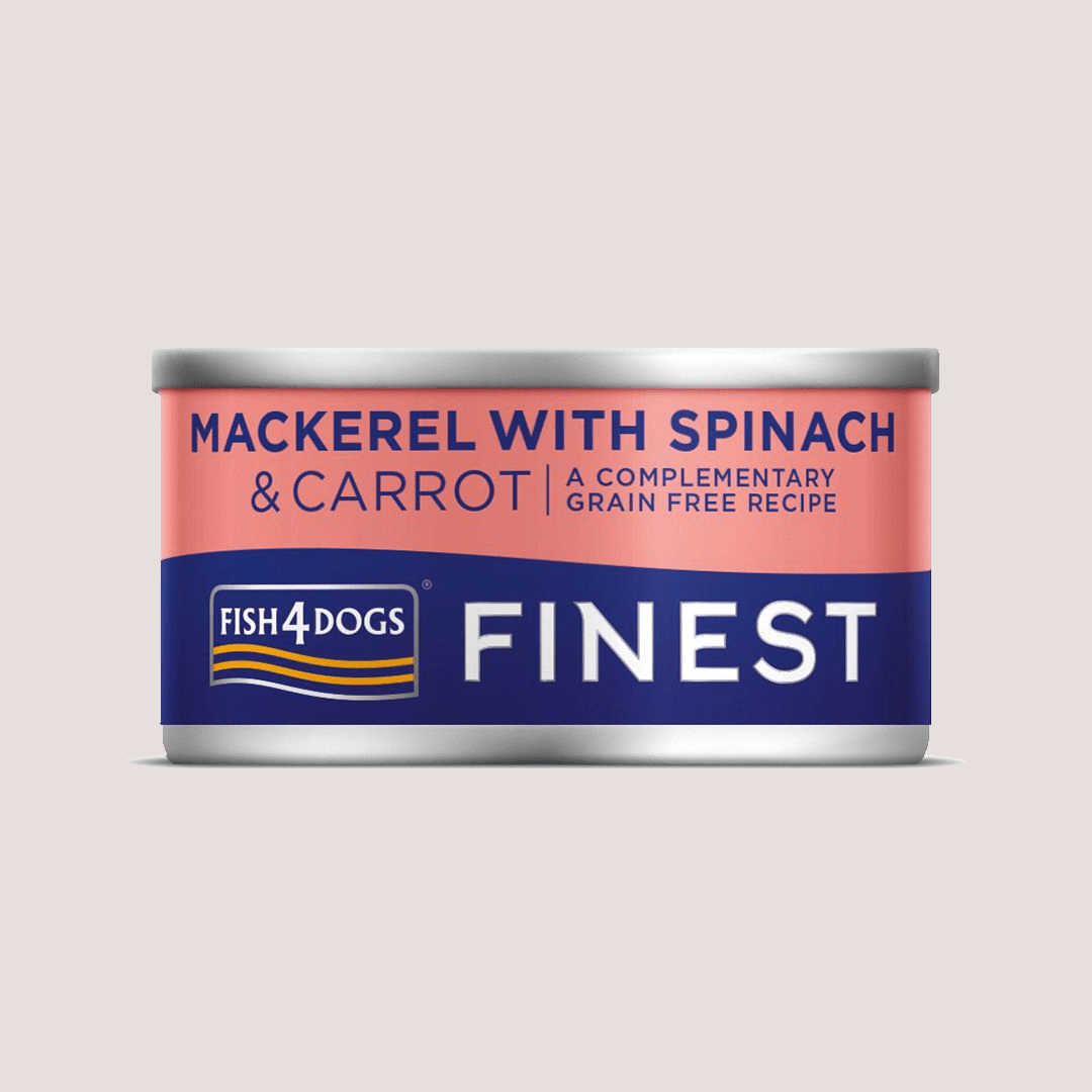 Fish4Dogs Mackerel With Spinach & Carrot Topper 85g