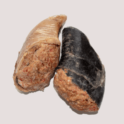 Raw Cow Hooves Stuffed With Lamb x4 Raw Cow Hooves Stuffed With Goose & Cranberry