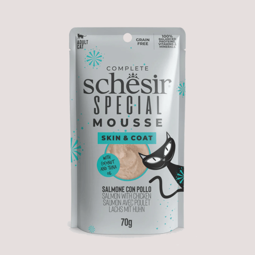 Schesir Mousse Skin & Coat Cat 80g