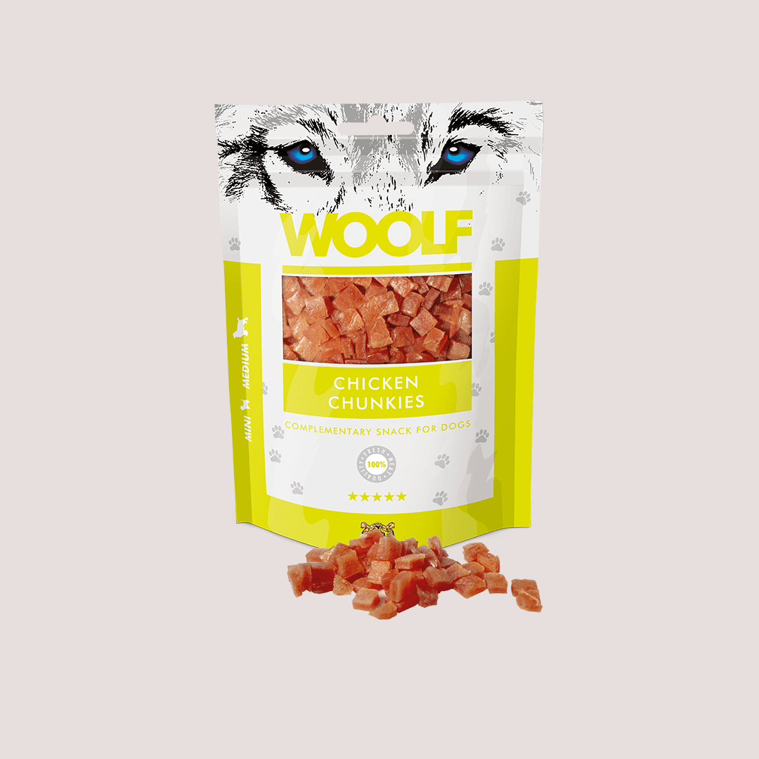 Woolf Chicken Chunkies 100g
