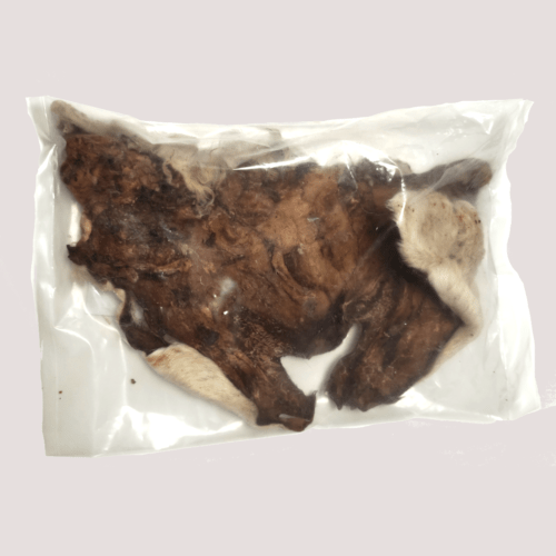 Dried Lamb Furry Skin 150g