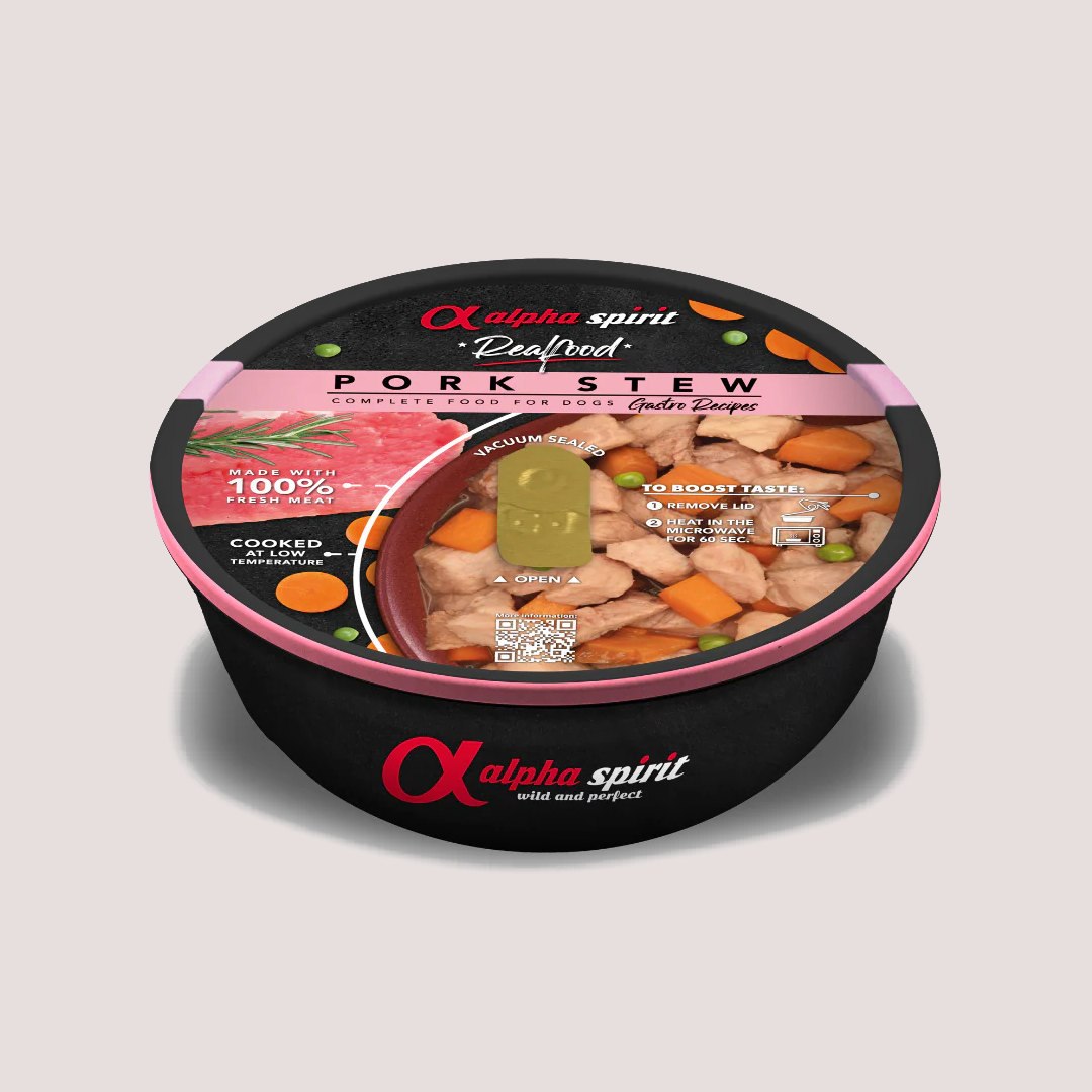 Alpha Spirit Pork Stew For Dogs 280g