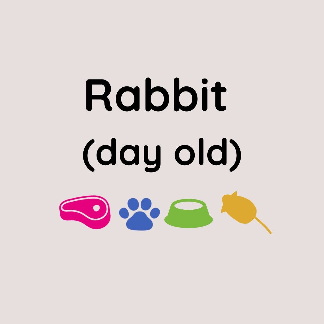 Whole Day Old Rabbits 500g