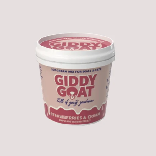 Giddy Goat Strawberry & Cream Ice Cream Mix 100g