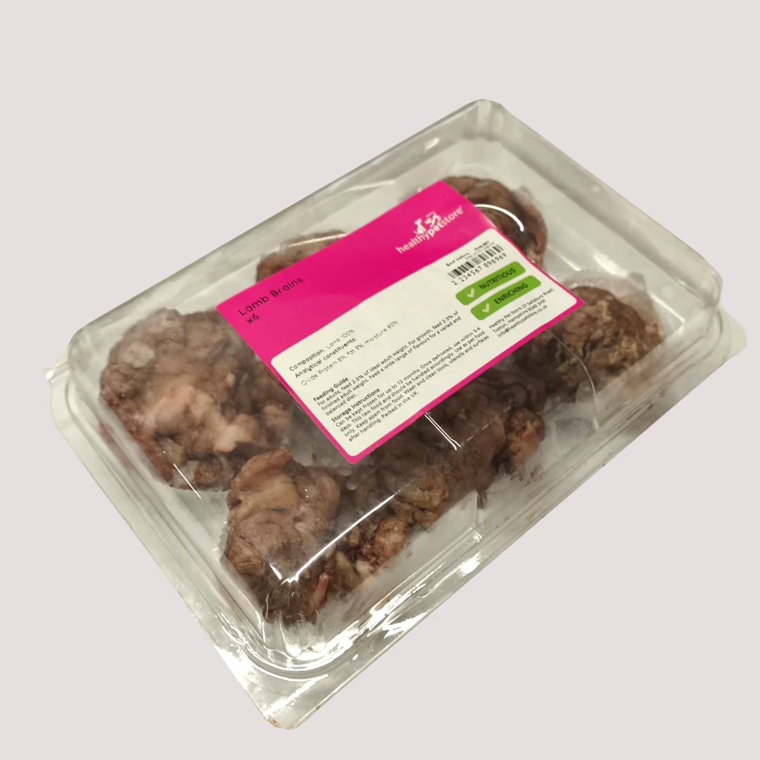 Raw Lamb Brain x6