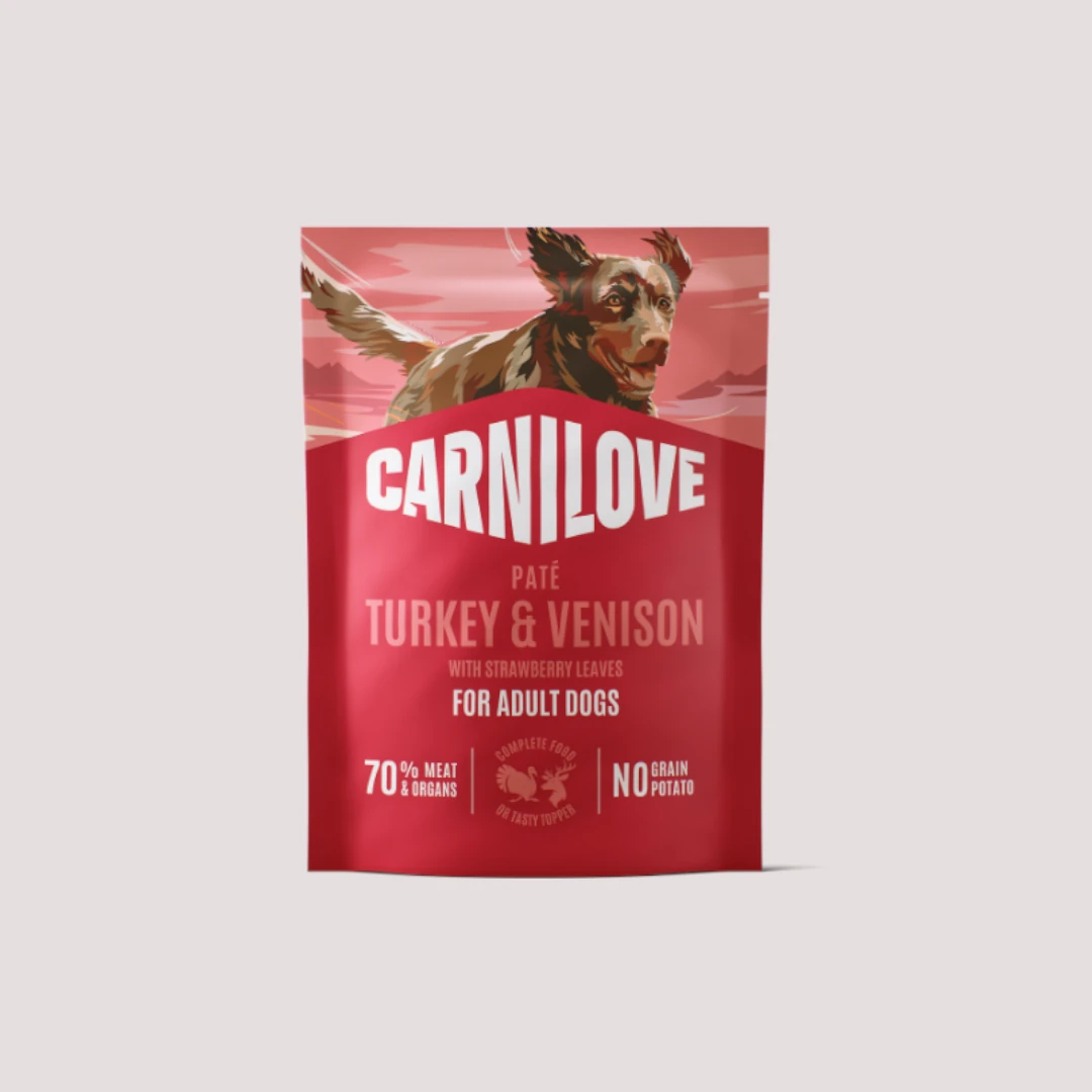 Carnilove Turkey & Venison Dog Food Pouch 300g