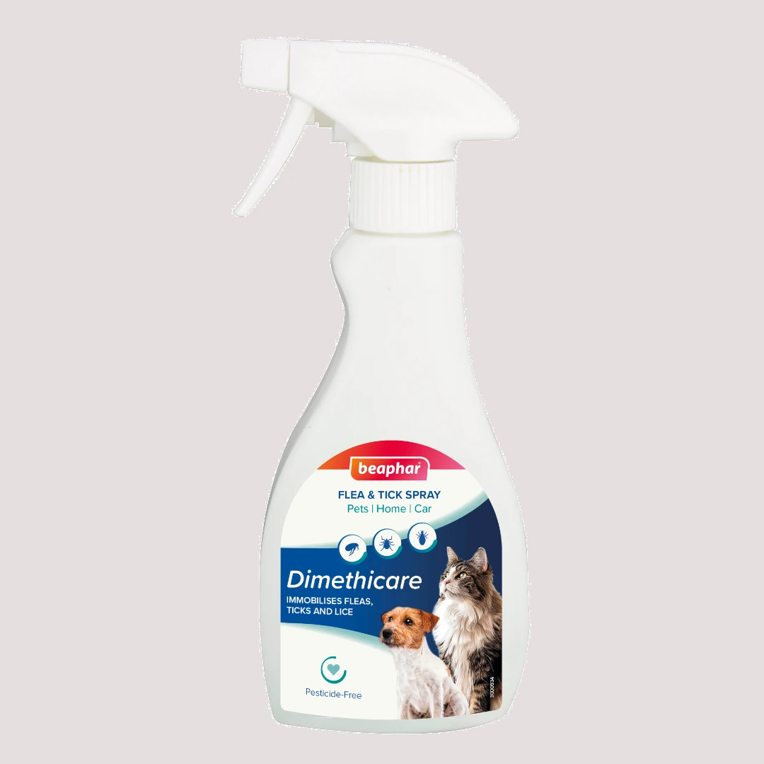 Beaphar Dimethicare Flea Spray For Pets Home & Car 250ml