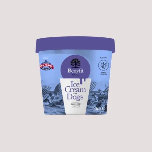 Benyfit Natural Blueberry & Apple Ice Cream For Dogs 140ml